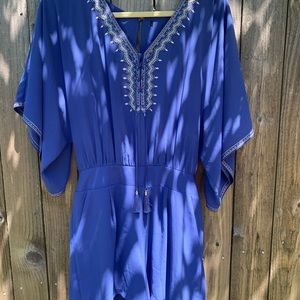 WHBM embroidered romper
